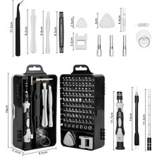 UmoTech Profesyonel 115 Parça Tornavida Tamir Seti, Bilgisayar, Telefon , Tablet ve Saat Tamir Kiti