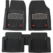 Seat Inca  Paspas Derin Havuzlu Krom Karbon (Üniversal Kesmeli)