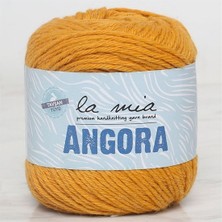 La Mia Angora Hardal El Örgü İpi- L123 - 34216