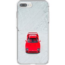iPhone 7 Plus Uyumlu Şeffaf Kılıf Araba Tasarımlı 1