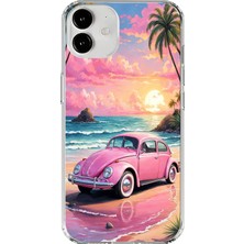 iPhone 12 Uyumlu Şeffaf Kılıf Araba Tasarımlı 3