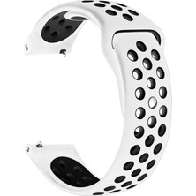 Dmay Samsung Galaxy Watch 2 (40MM-44MM) Uyumlu Delikli Spor Kordon 20MM