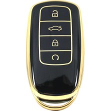 Babikamium Chery Tiggo 8 Pro Omoda 5 Tiggo 7 Avantgarde Siyah Kumanda Kılıfı  Oto Anahtarlık