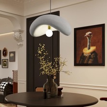 Apliqa Voliny Büyük Gri Modern Sarkıt Oturma Odası Salon Sarkıt Avize