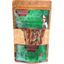 Petimix Örgü Dana Derisi 100g Çiğneme Kemikleri Köpek Ödülü