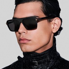 Tom Ford Güneş Gözlüğü Vincent TF1176 01A 56-15 / Unisex Güneş Gözlüğü
