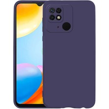 Tekno Grup Poco C40 Kılıf Kamera Korumalı Mat Premium Silikon-Lacivert + Nano Ekran Koruyucu