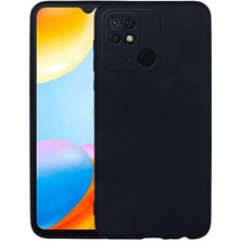Tekno Grup Poco C40 Kılıf Kamera Korumalı Mat Premium Silikon-Siyah + Nano Ekran Koruyucu