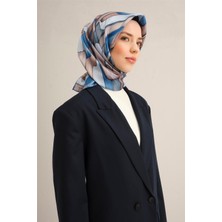 Armine Soyut Desenli Saf İpek Sura Eşarp 9306D 05