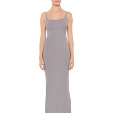 F21 Ribanalı Askılı Maxi Elbise