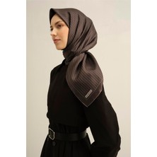 Armine Çiçek Desenli Saf İpek Twill Eşarp 9353 03