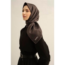 Armine Çiçek Desenli Saf İpek Twill Eşarp 9353 03