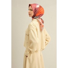 Armine Geometrik Desenli Saf İpek Sura Eşarp 9313D 37
