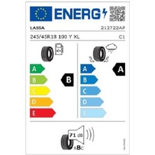Lassa 245/45 R18 100Y Xl Revola Suv Oto Yaz Lastiği (Üretim Yılı:2025)