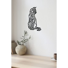Saye Art Mdf Kedi Geometrik Tablo