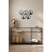 Saye Art Mdf Yoga Kadın Tablo