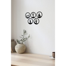 Saye Art Mdf Yoga Kadın Tablo