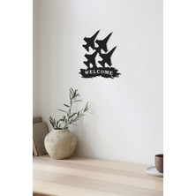 Saye Art Mdf Uçak & Welcome Tablo