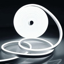 12VOLT Neon Esnek Hortum LED Beyaz ,gün Işığı,amber,mavi,kırmızı,yeşil Işık 5 Metre-Trafosuz