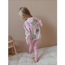 Hira Kids Collection Barbie Kız Çocuk Alt Üst Taytlı Takım