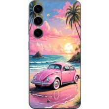 Samsung Galaxy S24+ Uyumlu Şeffaf Kılıf Araba Tasarımlı 3