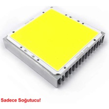 Alkatronik 10CM x 10CM x 1.8cm Alüminyum Metal Soğutucu Blok Radyatör Peltier Isı Düşürücü Amfi LED Entegre