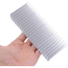 Alkatronik 15CM x 6cm x 2.5cm Alüminyum Metal Soğutucu Blok Radyatör Peltier Isı Düşürücü Amfi LED Entegre