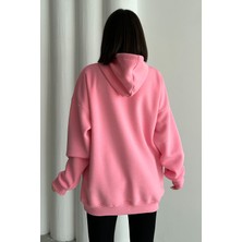 Zunop Kadın Kapüşonlu Oversize Sweatshirt