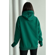 Zunop Kadın Kapüşonlu Oversize Sweatshirt