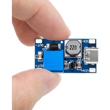 Alkatronik MT3608 Type C USB 28V 2A Dc Boost Modül Ayarlanabilir Voltaj Yükseltici Güç Kaynağı Step Up Dc Çevir