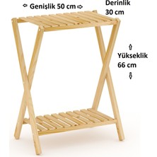 Petek Home Life Home life ahşap katlanır kahve köşesi sehpa-mini masa