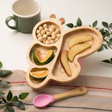 Mirabambino Arı Bölmeli Bambu Tabak Sarı