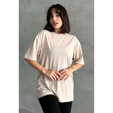 Zunop Kadın Oversize T-Shirt
