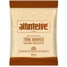 Altıntelve Taş Değirmende Öğütülmüş Türk Kahvesi 10x100 gr (1000 gr)