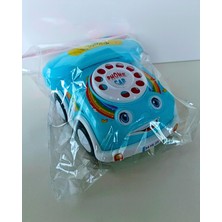 Hilal Baby Toys Çevirmeli Oyuncak Telefon-Arabalı Telefon Pembe