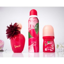 Dolce Kadın Parfüm Luna Edt 100 ml +  Deodorant 150ml + Roll-On 50ml