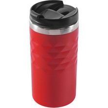 S-Link SL-TM03 Kırmızı 300ML Iç 304 Dış 201 Paslanmaz Çelik Kupa-Bardak