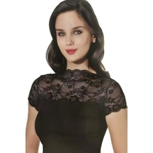 My The Mall Şahinler Bayan Likralı Dantelli Atlet B624