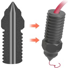 Hobi Mekatronik Elegoo Neptune 4 -4 Pro Sertleştirilmiş Çelik Nozzle(0.8mm)