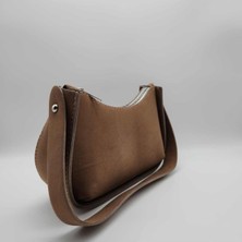 Lunova Bags Lunova Suede Grace – Kadife Dokulu Omuz Çantası