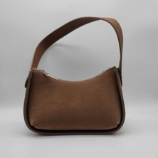 Lunova Bags Lunova Suede Grace – Kadife Dokulu Omuz Çantası
