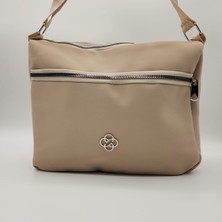 Lunova Bags Lunova Triobag - 3 Gözlü Fermuarlı Kadın Omuz ve Çapraz Çanta