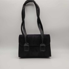 Lunova Bags Lunova Velvetcharm – Kadife Dokulu Şık Omuz Çantası