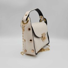 Lunova Bags Lunova Luxelock - Zincir Askılı Kilit Detaylı Kadın Omuz ve El Çantası
