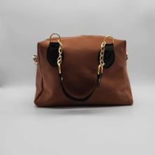 Lunova Bags Lunova Luxecharm - Peluş Detaylı Şık Kadın El ve Omuz Çantası