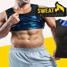Erkek ve Kadın Ter Artırıcı Fitness Sweatshirt Sauna Terleme Yağyakma Yelek Spor Terleme Vücut Şekillendirici Giysi