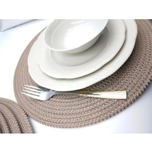 6 Kişilik Amerikan Servis, Hasır Supla Takımı 35*35