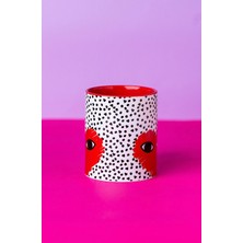 Hola Arte Studio 'Kalp'' Kupa - Tasarım Dijital Baskı Kupa 9.5 x 8 cm