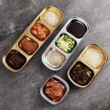 Metal Tekli - Mini Salata, Kahve Yanı Lokumluk, Sunum Kasesi, Sosluk, Çerezlik, Kahvaltılık - 3 Adet