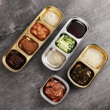 Metal Tekli - Mini Salata, Kahve Yanı Lokumluk, Sunum Kasesi, Sosluk, Çerezlik, Kahvaltılık - 4 Adet